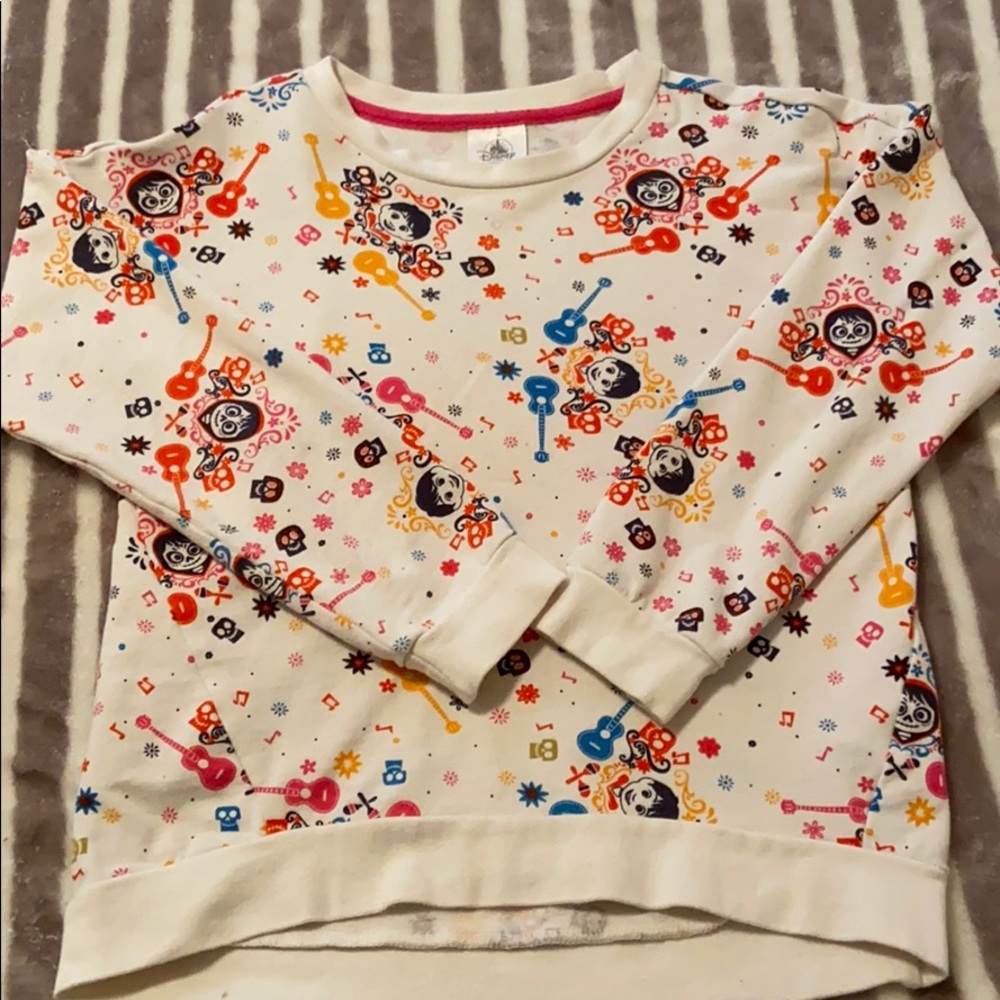 Disney Coco Sweatshirt Girls Size 7/8